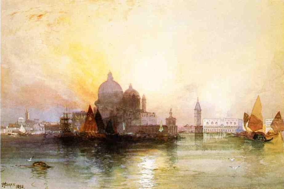 Thomas Moran A View of Venice